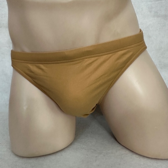 Todd Sanfield Sand Freestyle Shallow Swimsuit Large New with tags 80% nylon - Picture 4 of 6